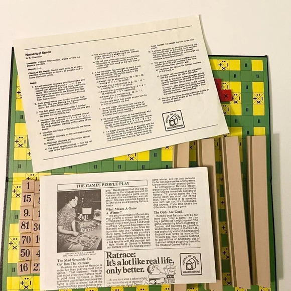 Vintage 1970s Equals Board Game A Numerical Spree Game Waddingtons Incomplete - Picture 11 of 13